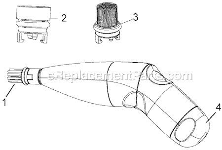 Page A Diagram and Parts List for PKS050 Type 1 Black and Decker Power Scrubber